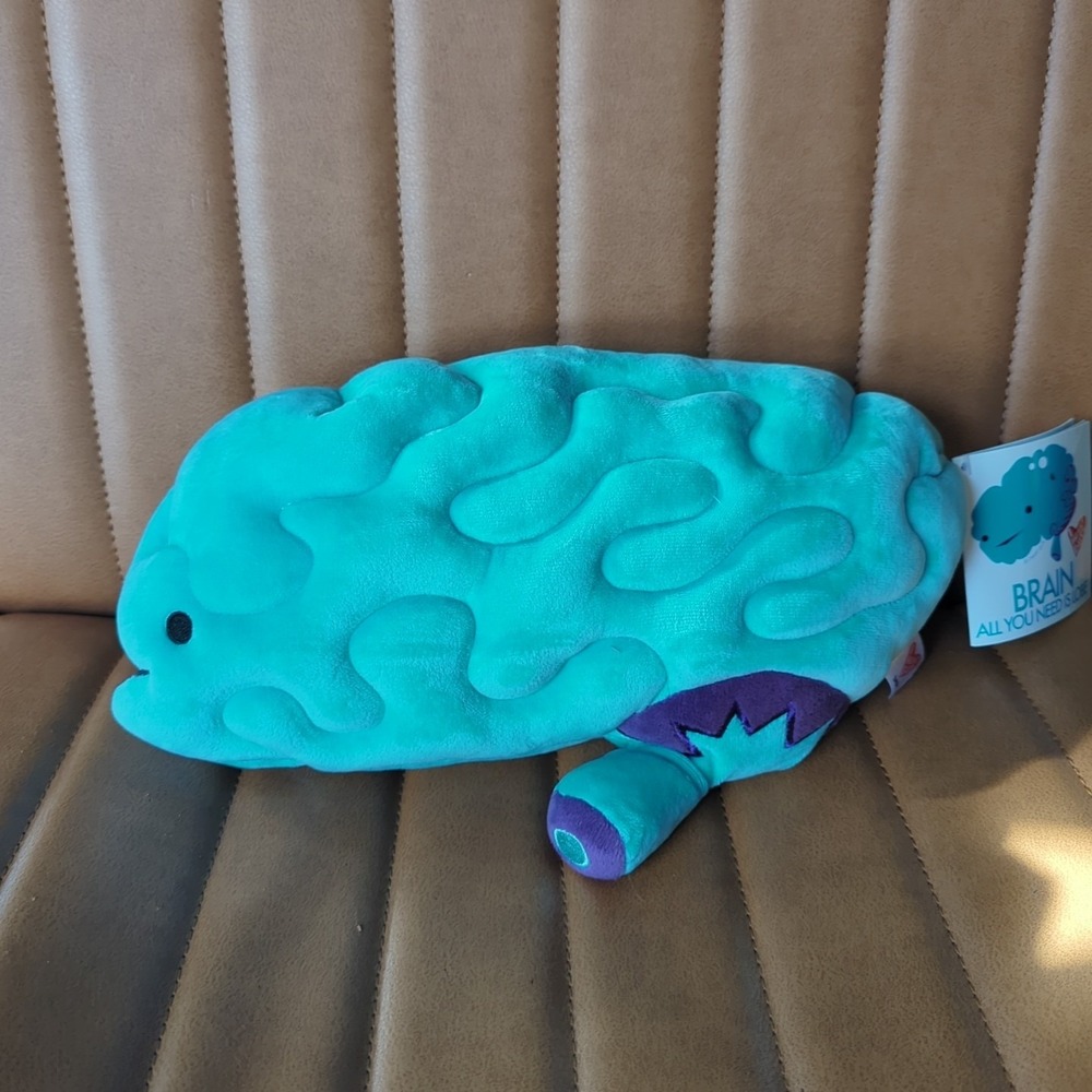 Big Brain I Heart Guts ALL YOU NEED IS LOBE! 12" Stuffed Organ Plush 2022 Tags